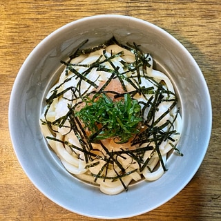 パッとできる！✨明太とろろ冷やしうどん